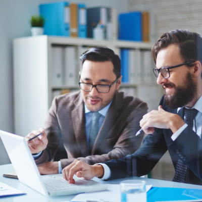 Two business professionals Advisory and Consulting