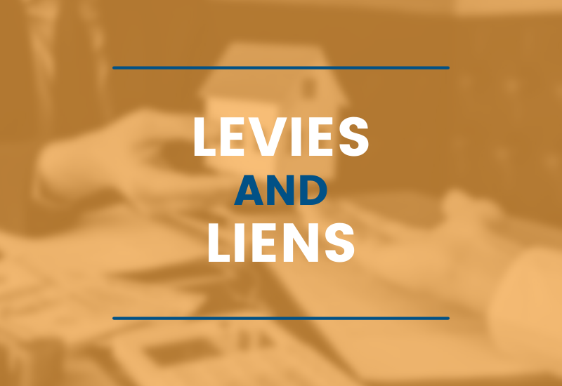 Levies and Liens