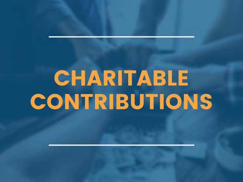 Charitable contributions deduction