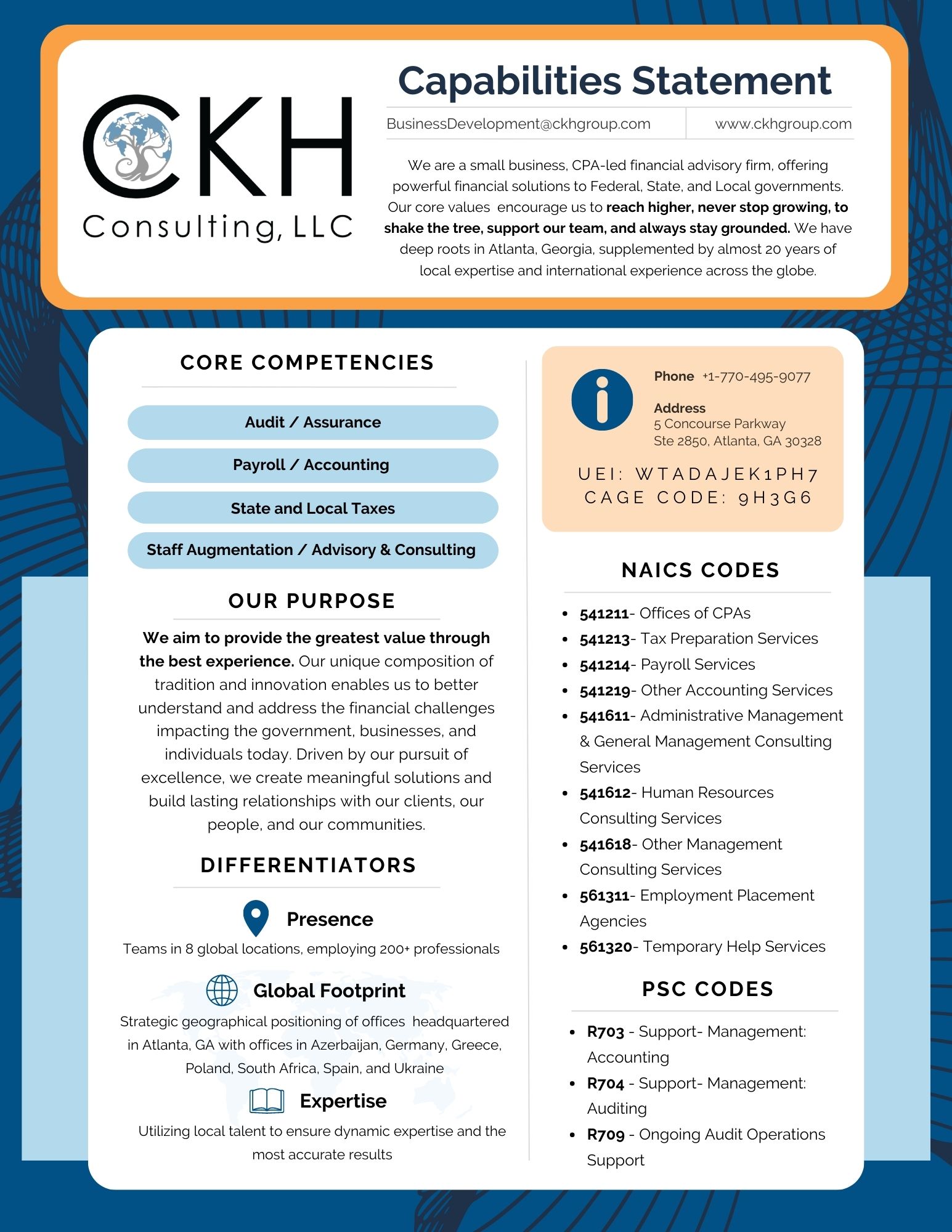 Capabilities Statement 1 Capabilities Statement 1
