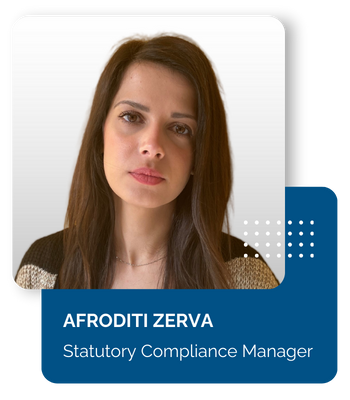Afroditi zerva statutory compliance manager