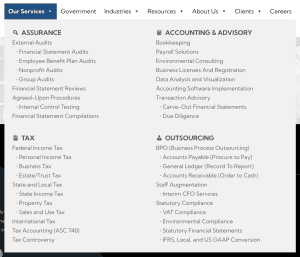 ckh new services pages structure