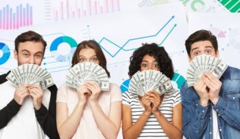 Profit vs. Cash flow Example chart