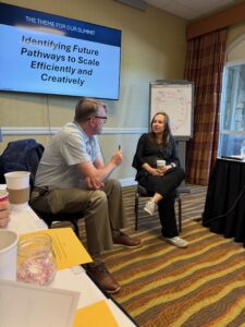 Kate Kudrenko and Frank D'urban Jackson ckh leadership meeting